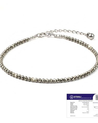 Astrotalk Raw Pyrite Anklet