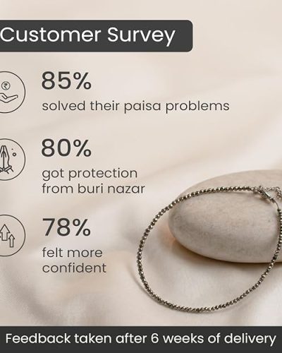 Astrotalk Raw Pyrite Anklet