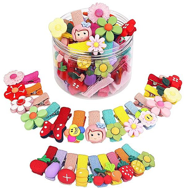 Shining Diva Fashion 26 Pcs Colorful Hair Accessories Hair Clips for Girls