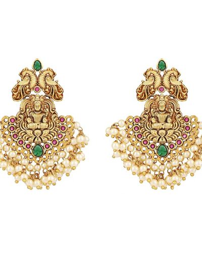 Shining Diva Fashion Latest Stylish Fancy Pearl Choker Traditional Jewellery Set for Women