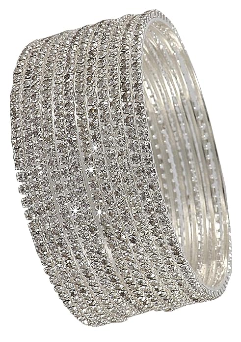 ZULKA Non-Precious Metal with Base Metal and Zircon Gemstone Studded Premium and…