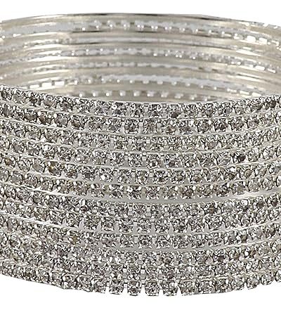 ZULKA Non-Precious Metal with Base Metal and Zircon Gemstone Studded Premium and…